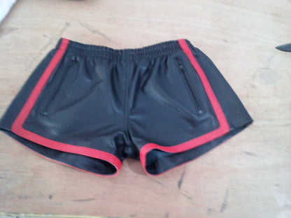 Leather Short For Mens