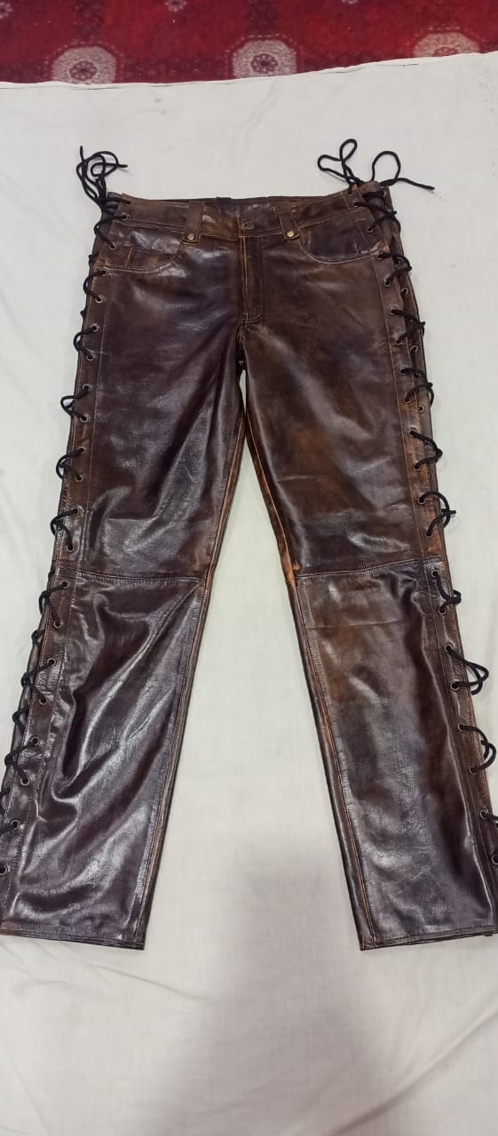 Leather Lasess pant
