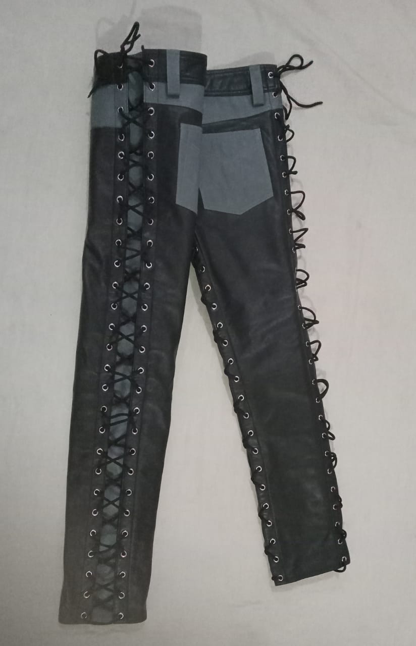 Leather Pant  with lasses