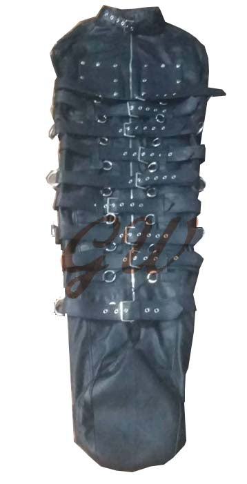 Leather bondage bag