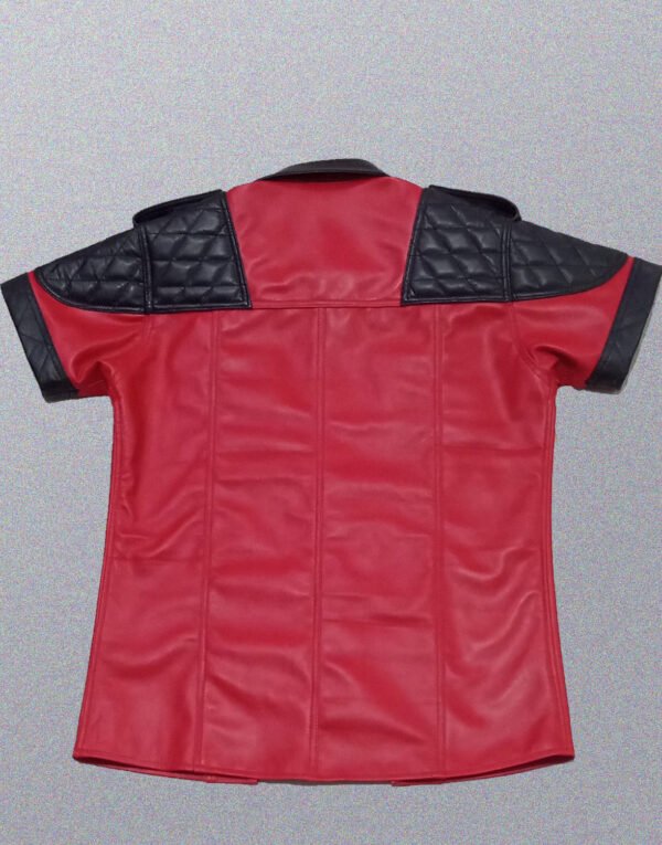 LEATHER QUILTED SHIRT - Image 2